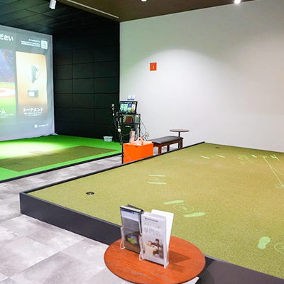 トラックマンでのシミュレーションゴルフ機能